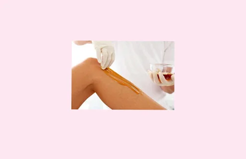 Photo Beauty Effect Brazilian Sugaring Hair Removal Waxing