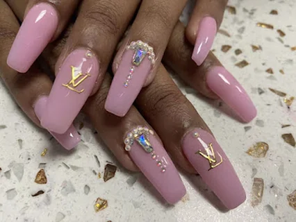 Photo Crystal Nails