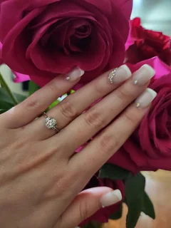 Photo Pink & White Nails