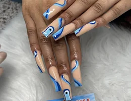 Blue Sky Nails