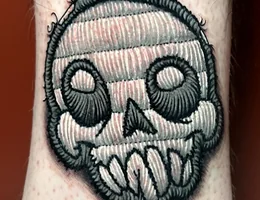 Black Coffin Tattoo