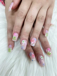 Photo Crystal Nails