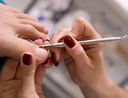 Pink Petal Mani Pedi